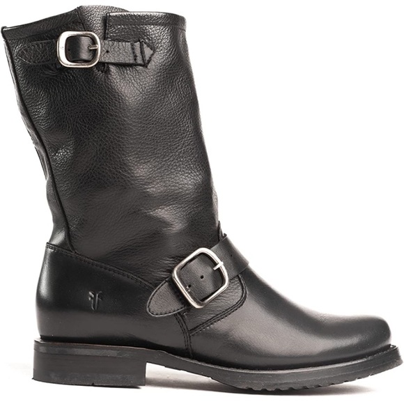 Frye Short Full Grain Leather Moto Boots- Gorgeous & Excellent condition! - Picture 5 of 7